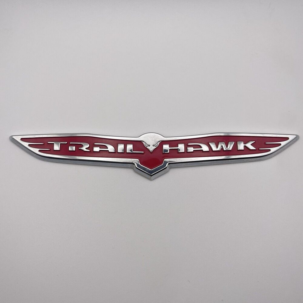 Genuine OEM! 2014-2018 Jeep Cherokee Trail Hawk Emblem Rear Liftgate Badge Logo